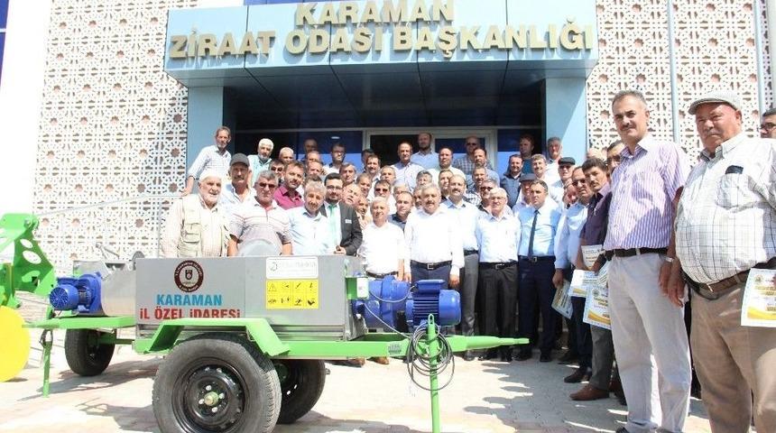 Karaman’da Köylere Ekipmanı Desteği