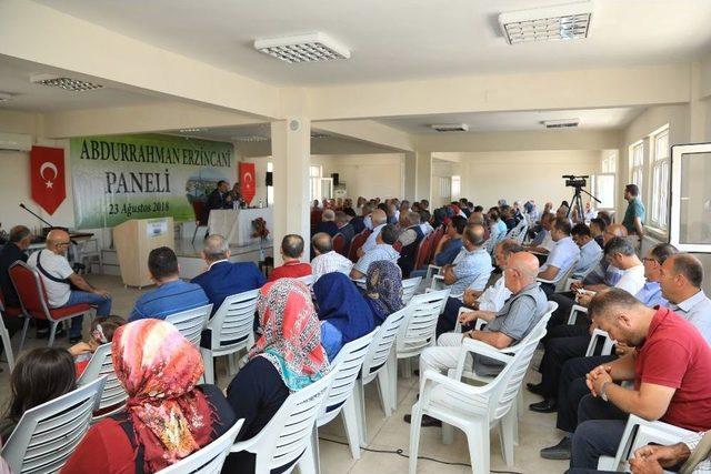 Darende’de Abdurrahman Erzincani Hazretleri Anıldı