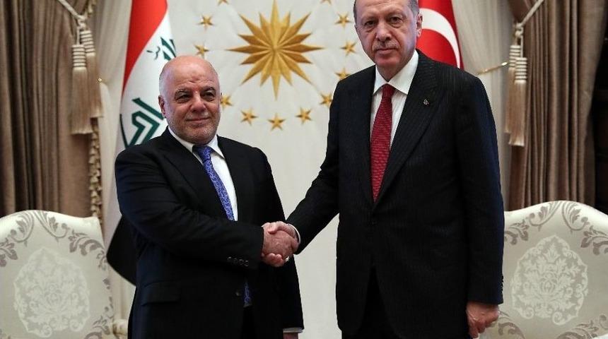 Cumhurbaşkanı Erdoğan, Irak Başbakanı İbadi&rsquo;yi Kabul Etti