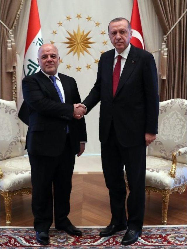 Cumhurbaşkanı Erdoğan, Irak Başbakanı İbadi’yi Kabul Etti