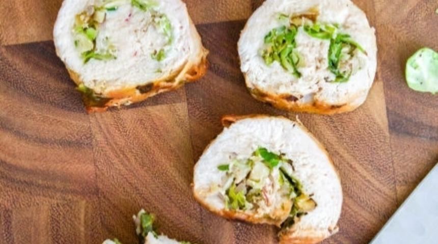 Brüksel Lahanası ve Cevizli Tavuk Ruloları