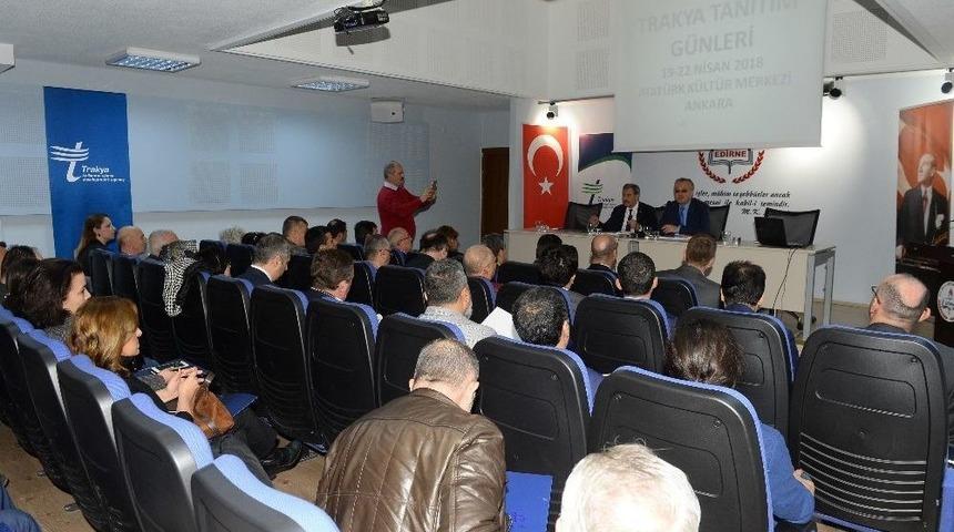 Trakya Tanıtım G&uuml;nleri Başlıyor