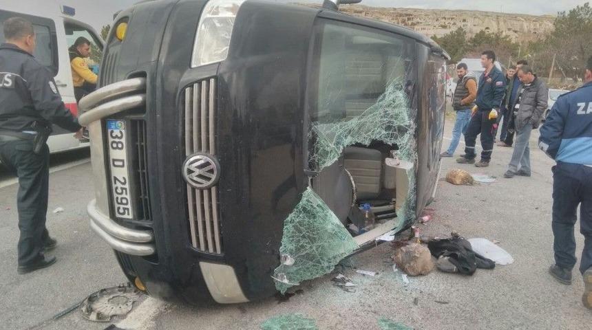 Nevşehir&rsquo;de Trafik Kazası: 5 Yaralı