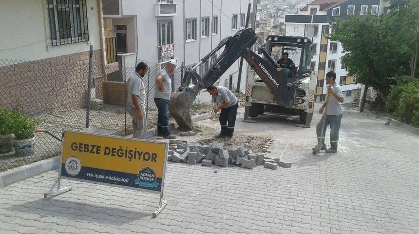 Gebze Belediyesi, Yol Yapım &Ccedil;alışmalarına Devam Ediyor