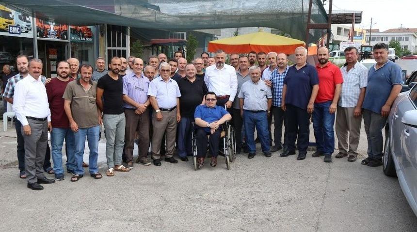 Başkan Kılı&ccedil;, Sanayi Esnafının Problemlerini Dinledi