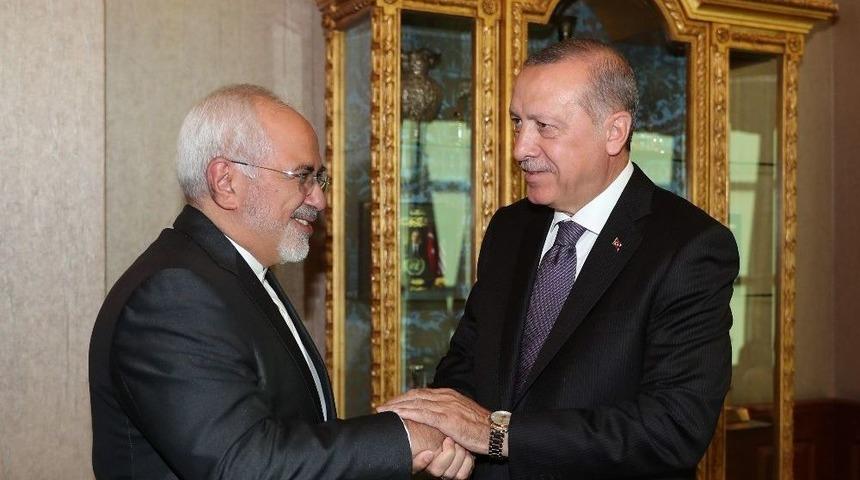 Cumhurbaşkanı Erdoğan, İran Dışişleri Bakanı Zarif&rsquo;i Kabul Etti