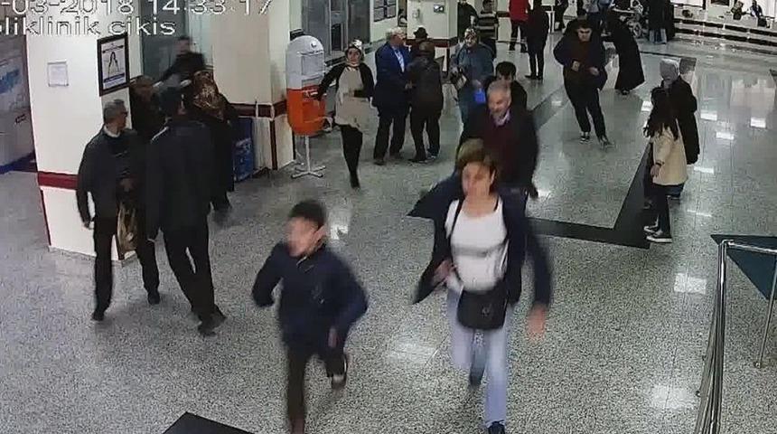 Yere D&uuml;şen Hastayı Canlı Bomba Sandılar