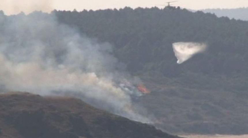 Beykoz&rsquo;da Askeriye Ait Alanda Orman Yangını &Ccedil;ıktı