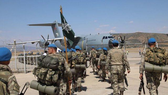 224 Komando Ve Mayın Arama Köpeği zona Suriye’ye Uğurlandı