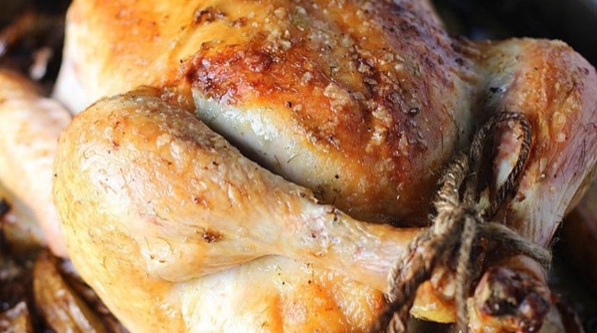 Fırında Rezeneli Zeytinli Tavuk