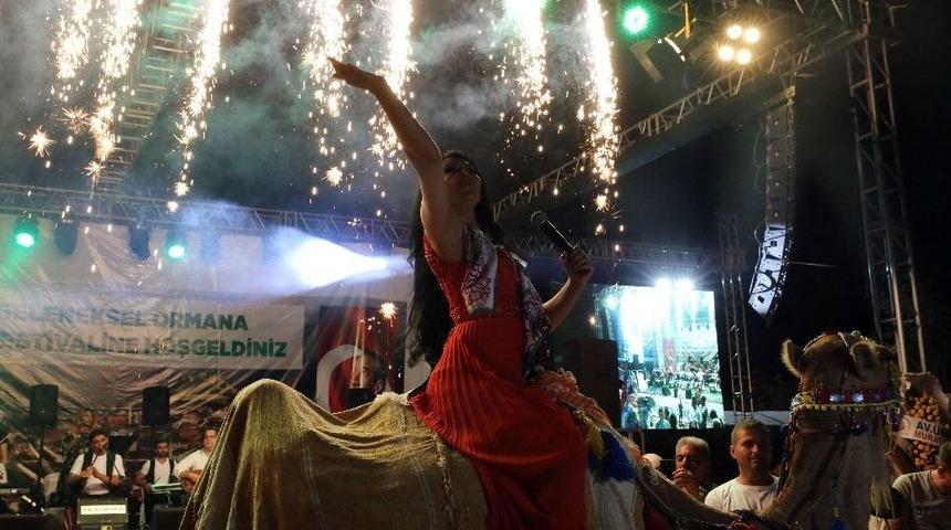 Sahneye Deveyle Geldi, Herkesi Coşturdu