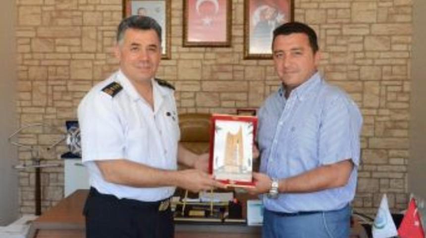 İl Jandarma Komutanı İnce&rsquo;den Başkan Bakıcı&rsquo;ya Veda Ziyareti