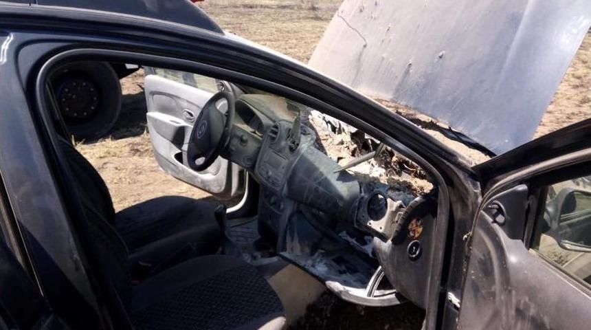 Elazığ’da Araç Yangını