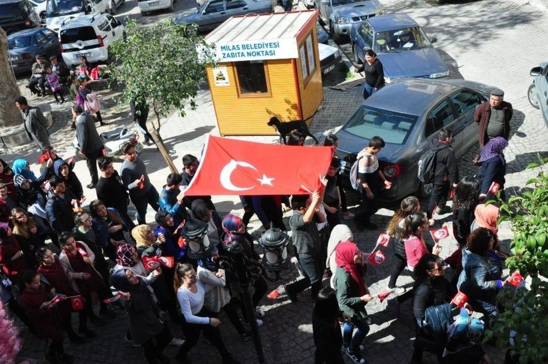Afrin’e Destek İçin Yürüdüler