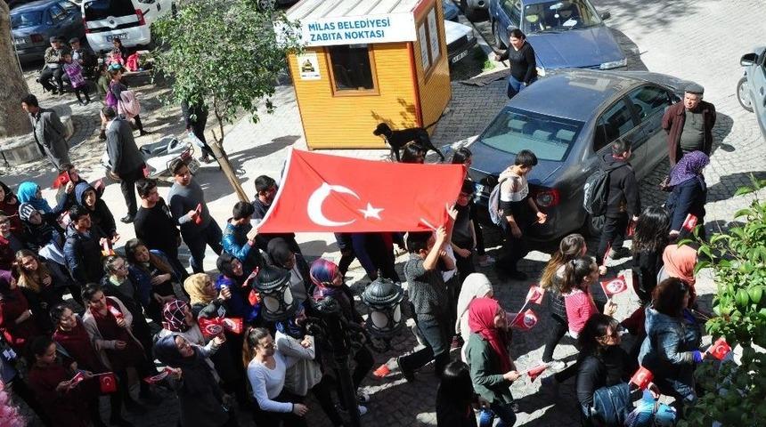 Afrin’e Destek İçin Yürüdüler