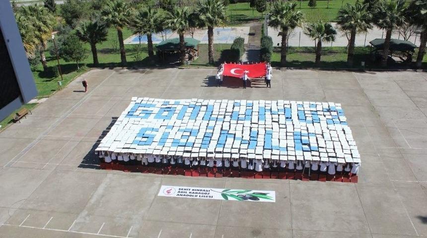 Osmaniyeli Öğrencilerden Afrin’e Koreografili Destek