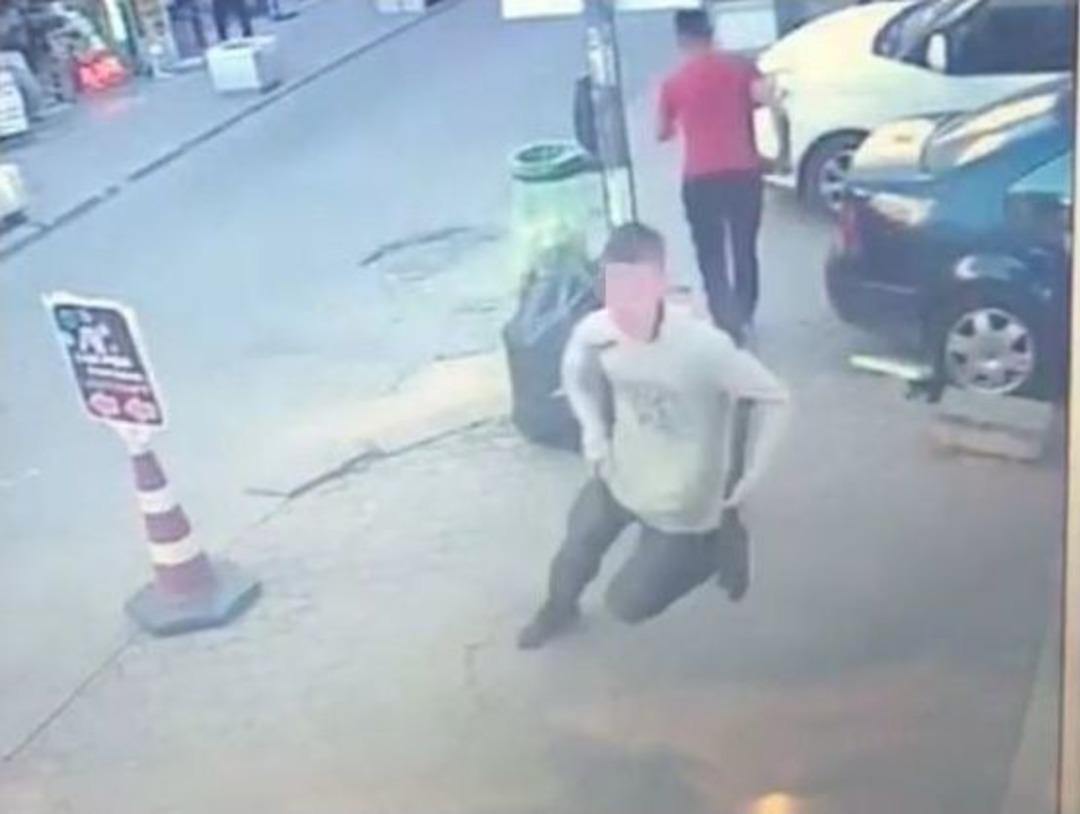 Başkent&rsquo;te Pompalı T&uuml;fekle Dehşet Sa&ccedil;an &Ccedil;ocuğun Ka&ccedil;ış Anı Kamerada