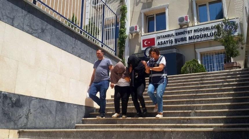 10 Yaşındaki &Ccedil;ocuğa Hırsızlık Yaptıran 2 Kadın Ş&uuml;pheli Yakalandı