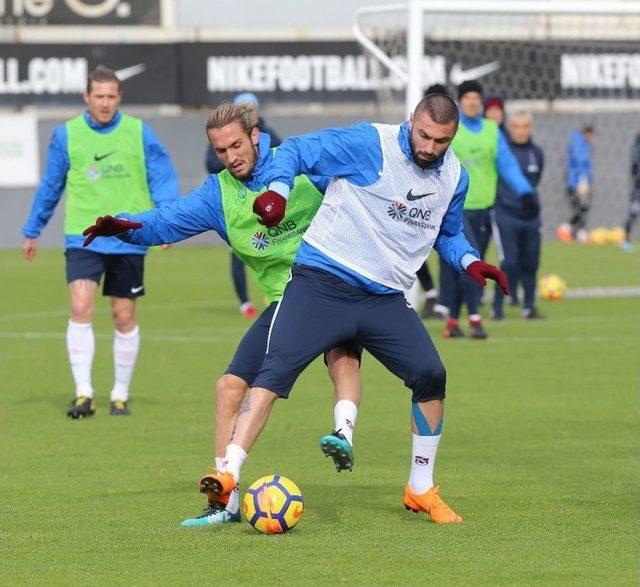 Trabzonspor, Akhisarspor Maçının Hazırlıklanrını Sürdürdü