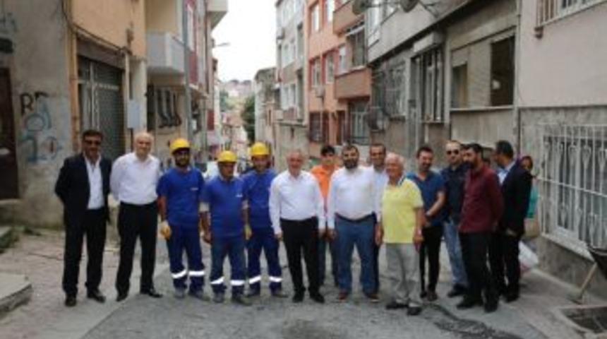Ey&uuml;psultan&rsquo;daki Kırkmerdiven Caddesi&rsquo;nde &Ccedil;alışmalarda Sona Gelindi