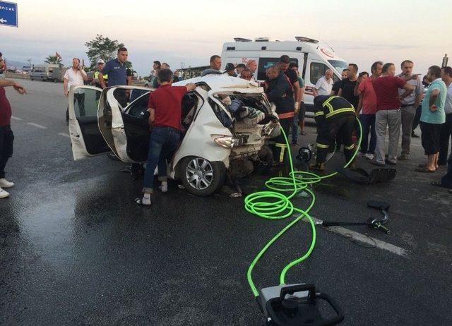(özel) Karadeniz Sahil Yolu’nda Trafik Kazası: 2 Ölü, 6 Yaralı