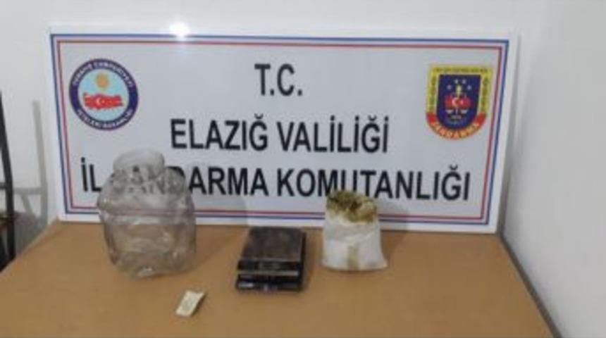 Elazığ’da 2 Şüpheli Toz Esrarla Yakalandı