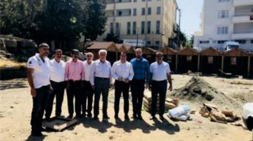 Kahta Şire Pazarı Tamamlanmak &Uuml;zere