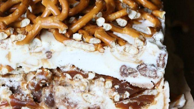 Tatlı-Tuzlu Dondurma Pasta