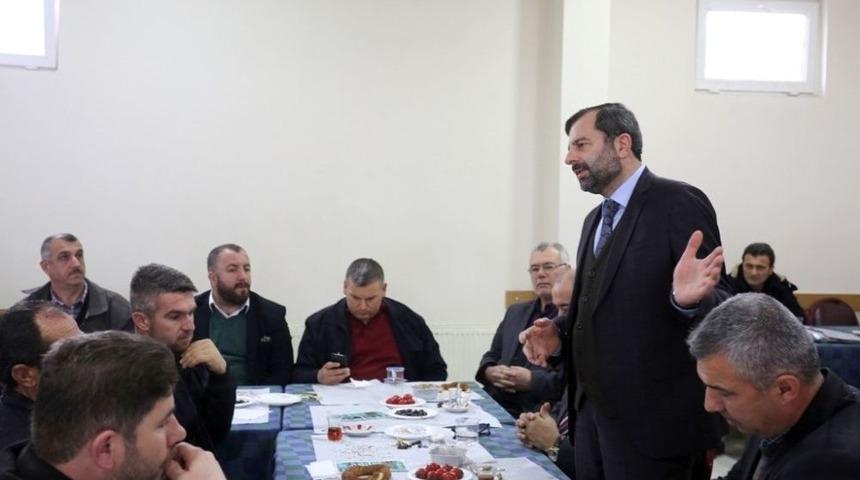 Kumlukalan Esnafı Başkanı Ağırladı