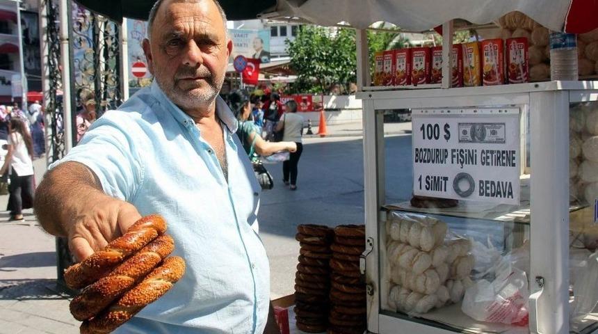 Simit&ccedil;iden Dolara Karşı Kampanya