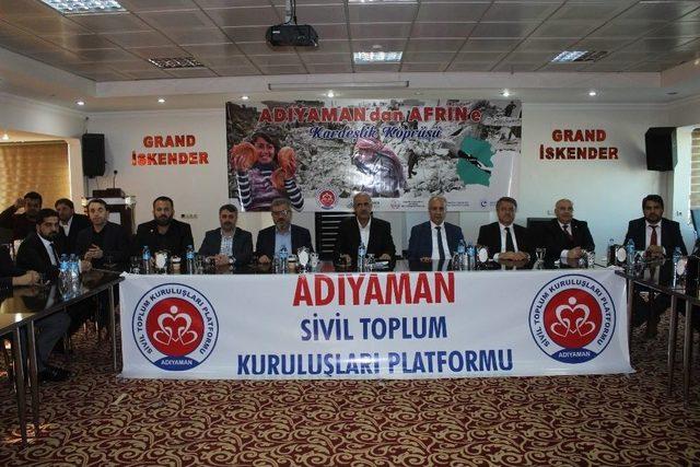 Adıyaman’dan Afrine Kardeşlik Köprüsü