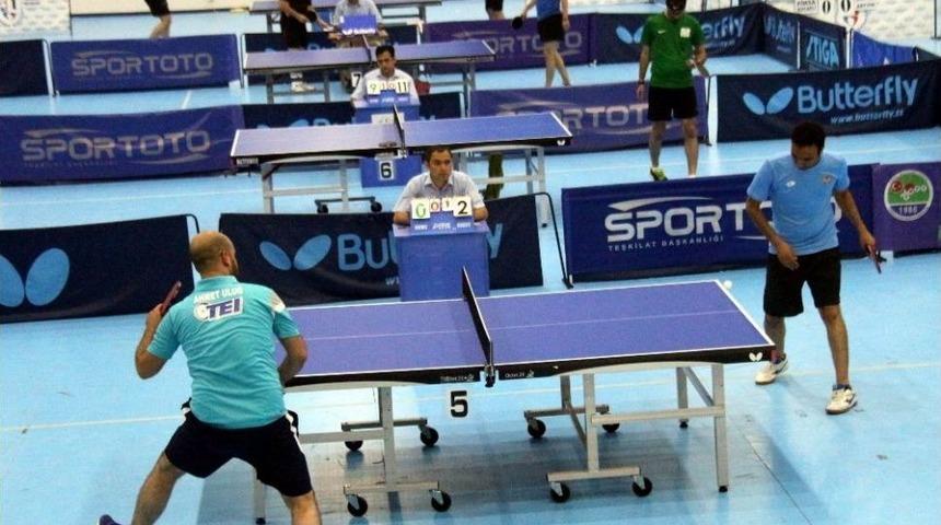 16. Kuruluşlararası Masa Tenisi T&uuml;rkiye Şampiyonası Başladı