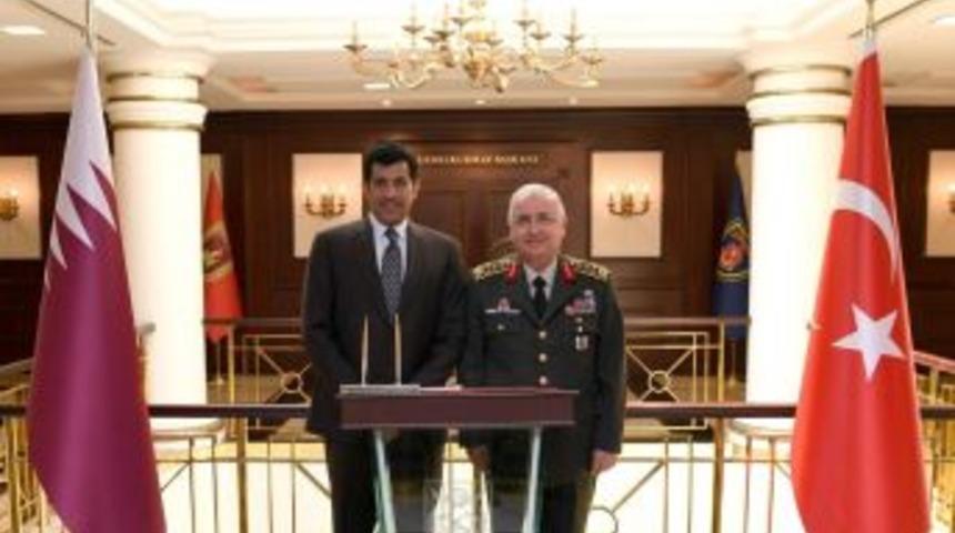 Katar&rsquo;ın Ankara B&uuml;y&uuml;kel&ccedil;isi Al Shafi, Genelkurmay Başkanı Orgeneral G&uuml;ler&rsquo;i Ziyaret Etti