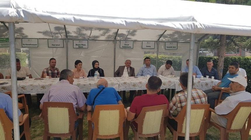 Niğde Belediyesi Hizmet Çadırı Dere Mahallesi’nde