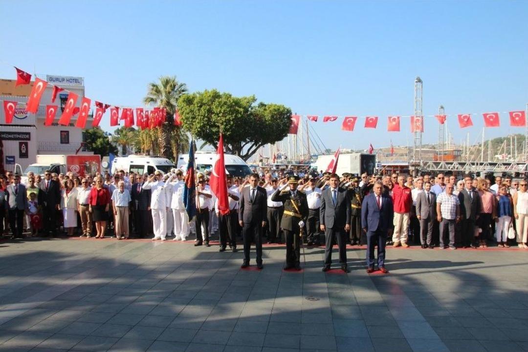 Bodrum&rsquo;da 30 Ağustos Zafer Bayramı Kutlaması