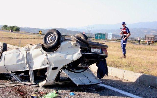 Manisa&rsquo;da Trafik Kazası: 5 Yaralı 1
