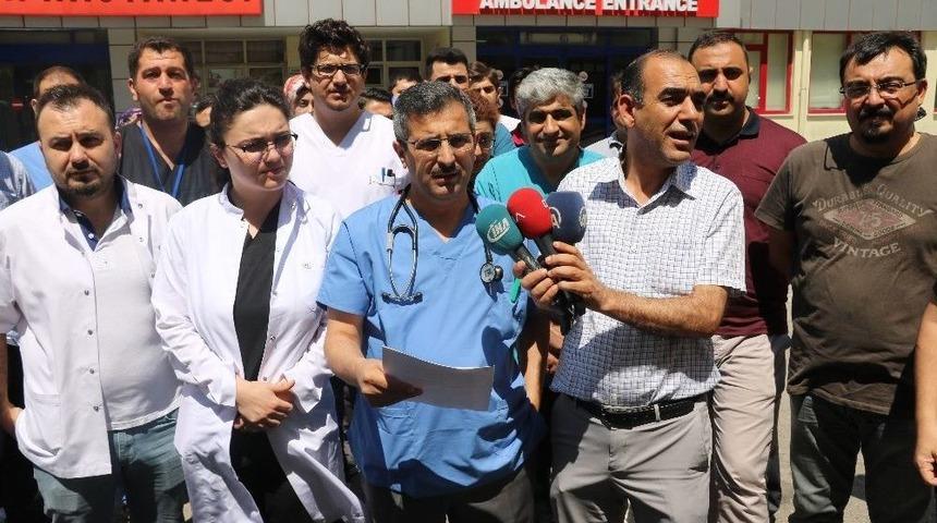 Sağlık&ccedil;ılara Şiddete Gaziantep&rsquo;te Tepki