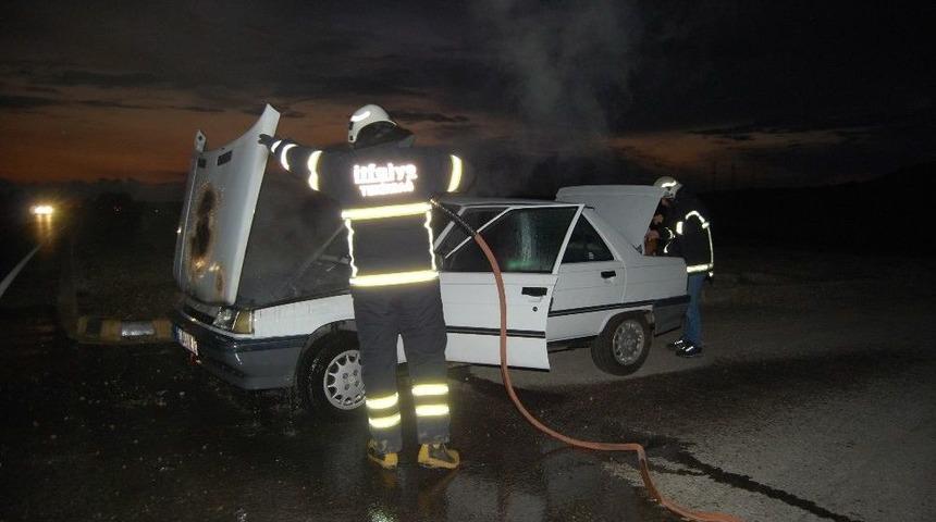 Lpg&rsquo;li Otomobilde Korkutan Yangın