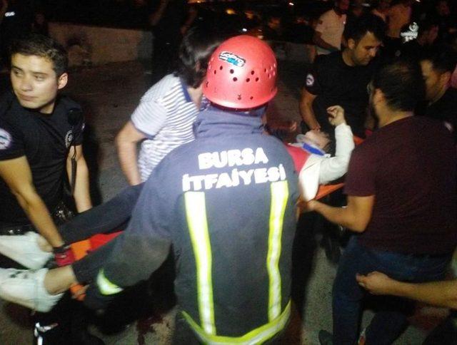 Bursa’da Otobüs Şarampole Devrildi: Yaralılar Var