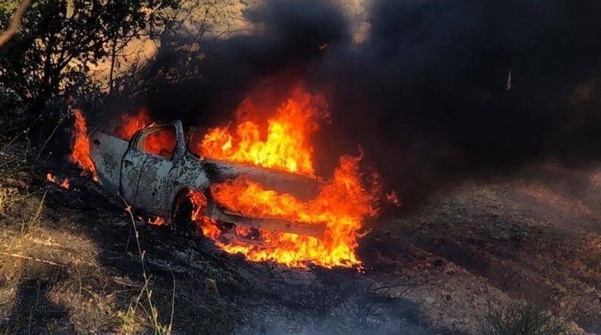 Takla Atan Ara&ccedil; Alev Aldı