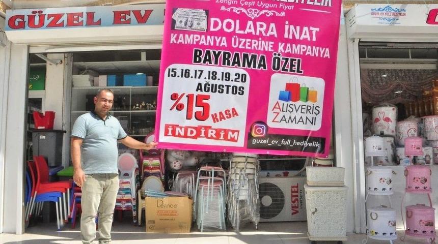 Batman Esnafından Tl&rsquo;ye Destek S&uuml;r&uuml;yor