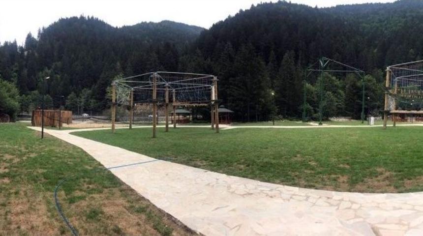 Uzung&ouml;l Tabiat Macera Parkı Tamamlandı