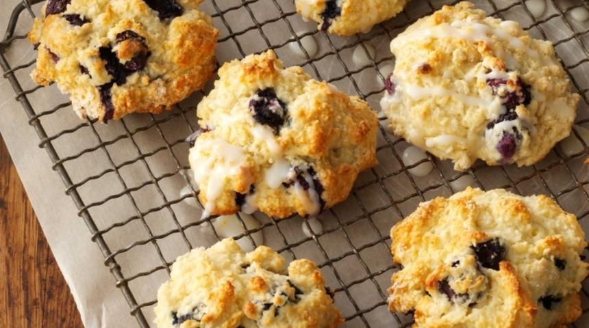 Yaban Mersinli Limonlu Kurabiye