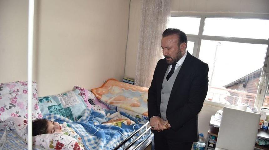 Başkan Doğan&rsquo;dan &Ouml;l&uuml;mden D&ouml;nen Veysel&rsquo;e Ziyaret