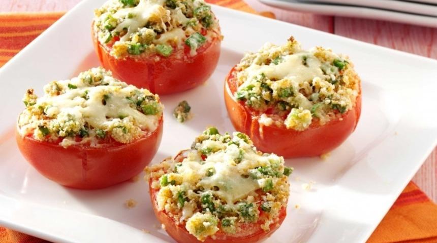 Parmesan ve Gravyerli Izgara Domates