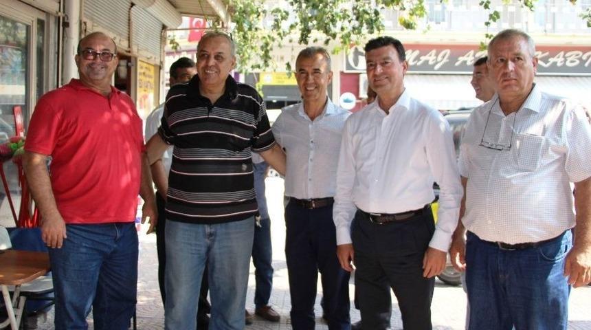 Başkan Akın İl&ccedil;e Ziyaretlerine S&ouml;ke İle Devam Etti