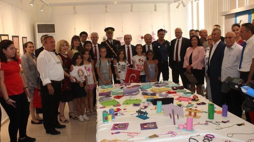 S&ouml;ke&rsquo;de Yaz Okulu &Ouml;ğrencilerinin Sergisi Beğeni Topladı