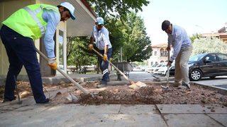 Aksaray’da Belediye Çalışmaları Sürüyor