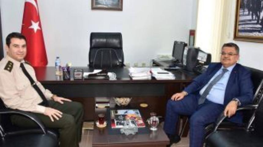 Başkan Yağcı&rsquo;dan Garnizon Komutanı Akdoğan&rsquo;a Ziyaret
