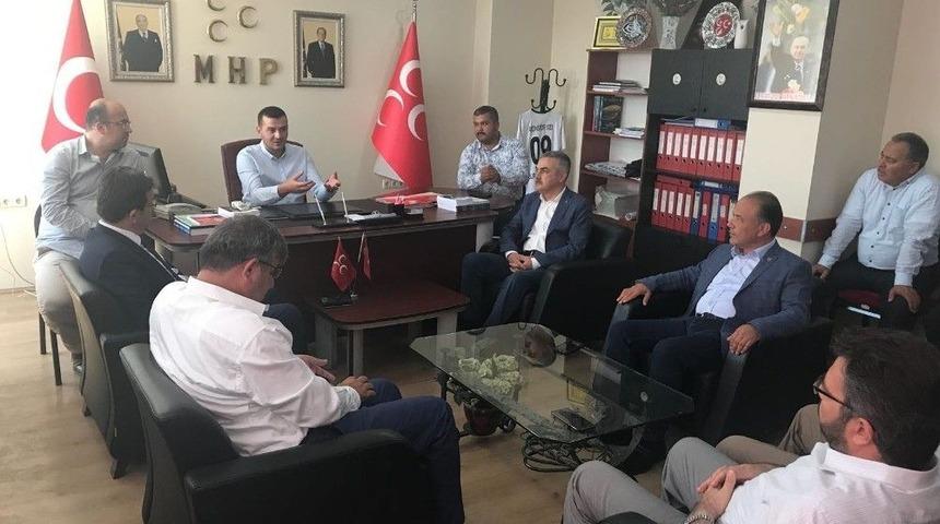 Ak Parti&rsquo;li Vekillerden Mhp İl Teşkilatına Ziyaret